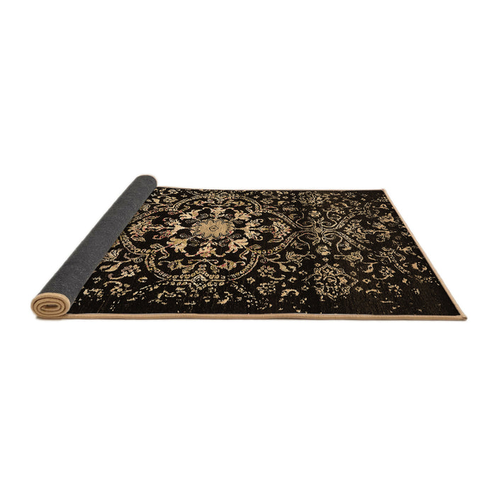 Sideview of Oriental Brown Industrial Rug, urb2761brn