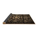 Sideview of Oriental Brown Industrial Rug, urb2761brn