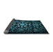 Sideview of Oriental Light Blue Industrial Rug, urb2761lblu