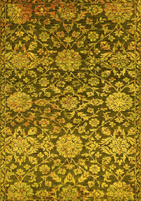 Oriental Yellow Industrial Rug, urb2762yw