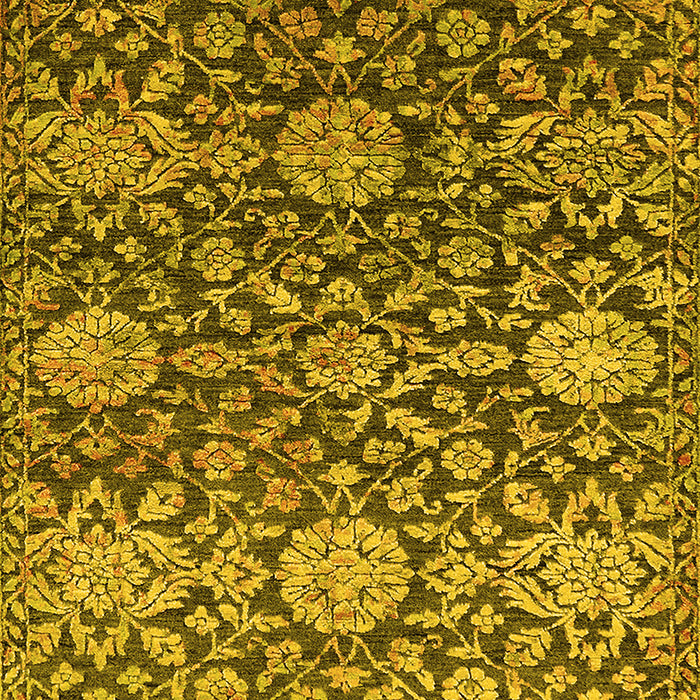 Oriental Yellow Industrial Rug, urb2762yw