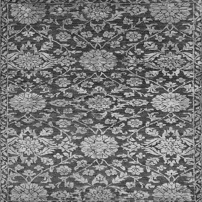 Square Oriental Gray Industrial Rug, urb2762gry