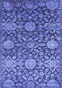 Oriental Blue Industrial Rug, urb2762blu