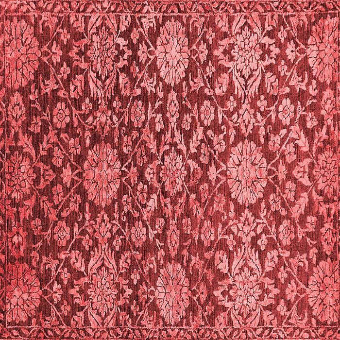 Machine Washable Oriental Red Industrial Rug, wshurb2762red