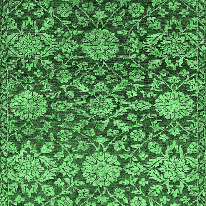 Oriental Emerald Green Industrial Rug, urb2762emgrn