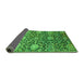 Sideview of Oriental Green Industrial Rug, urb2762grn