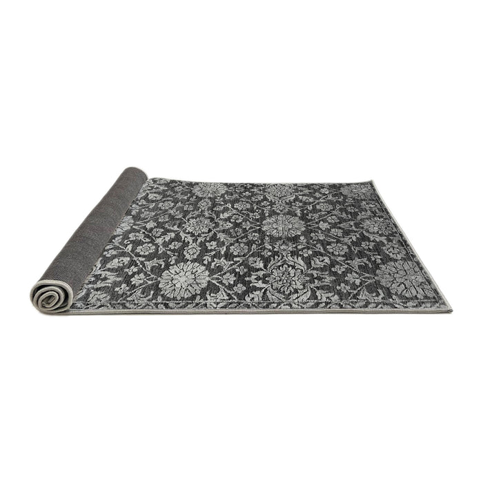 Sideview of Oriental Gray Industrial Rug, urb2762gry