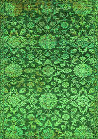 Oriental Green Industrial Rug, urb2762grn