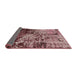 Sideview of Mid-Century Modern Saffron Red Oriental Rug, urb2763