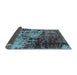 Sideview of Oriental Light Blue Industrial Rug, urb2763lblu