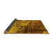 Sideview of Oriental Yellow Industrial Rug, urb2763yw