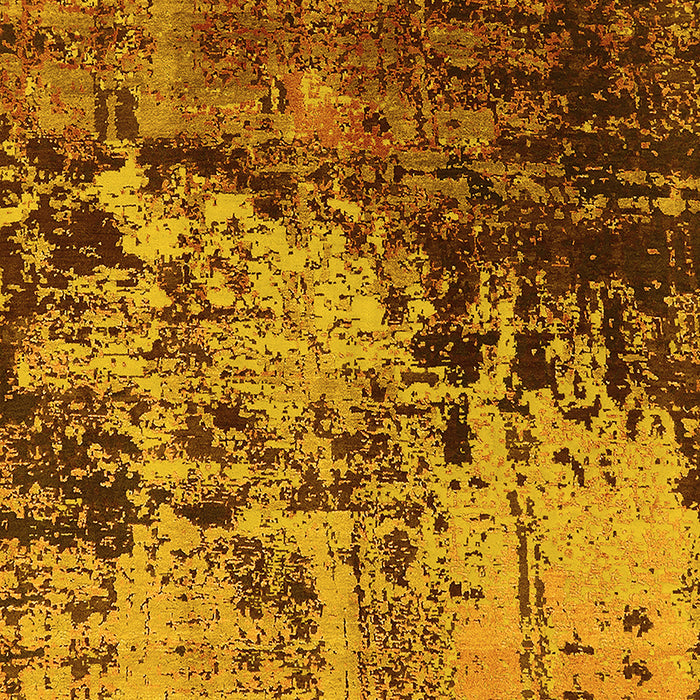 Oriental Yellow Industrial Rug, urb2763yw