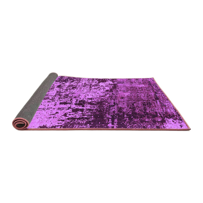 Sideview of Oriental Purple Industrial Rug, urb2763pur
