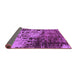 Sideview of Oriental Purple Industrial Rug, urb2763pur