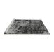 Sideview of Machine Washable Oriental Gray Industrial Rug, wshurb2763gry