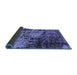 Sideview of Oriental Blue Industrial Rug, urb2763blu