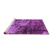 Sideview of Machine Washable Oriental Purple Industrial Area Rugs, wshurb2763pur