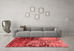 Industrial Red Washable Rugs