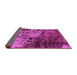 Sideview of Oriental Pink Industrial Rug, urb2763pnk