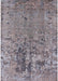 Machine Washable Industrial Modern Cloudy Gray Rug, wshurb2764