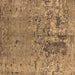 Square Oriental Brown Industrial Rug, urb2764brn