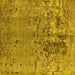 Square Oriental Yellow Industrial Rug, urb2764yw