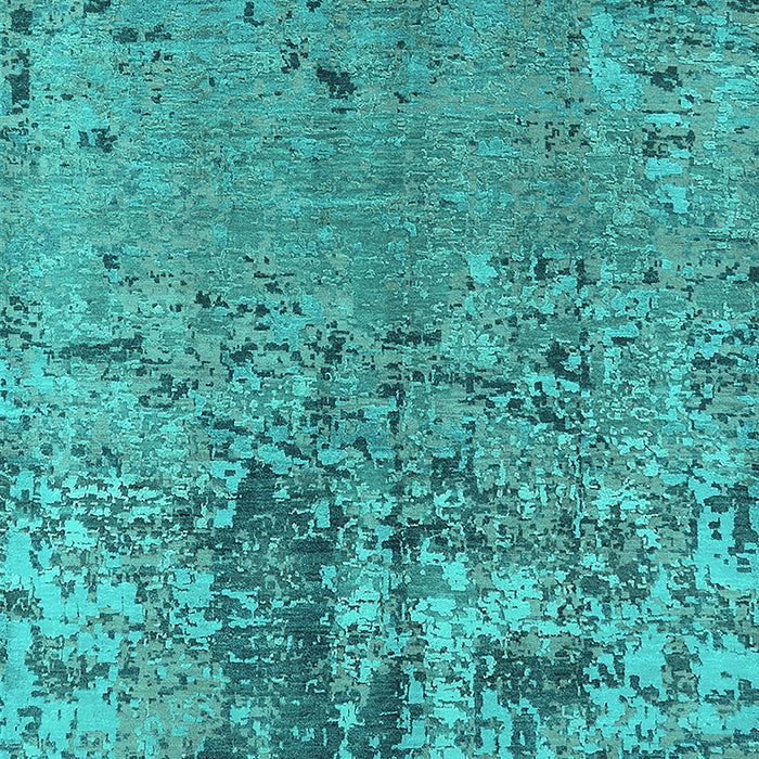 Oriental Turquoise Industrial Rug, urb2764turq