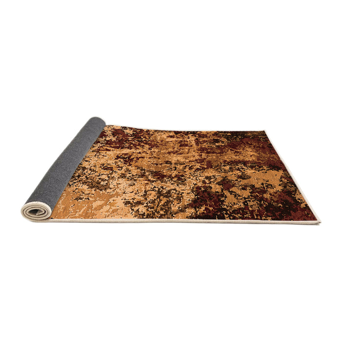 Sideview of Oriental Orange Industrial Rug, urb2765org