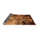 Sideview of Oriental Orange Industrial Rug, urb2765org