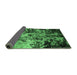 Sideview of Oriental Emerald Green Industrial Rug, urb2765emgrn