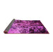 Sideview of Oriental Pink Industrial Rug, urb2765pnk