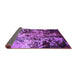 Sideview of Oriental Purple Industrial Rug, urb2765pur