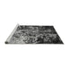 Sideview of Machine Washable Oriental Gray Industrial Rug, wshurb2765gry