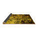 Sideview of Oriental Yellow Industrial Rug, urb2765yw