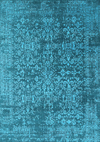 Oriental Light Blue Industrial Rug, urb2766lblu