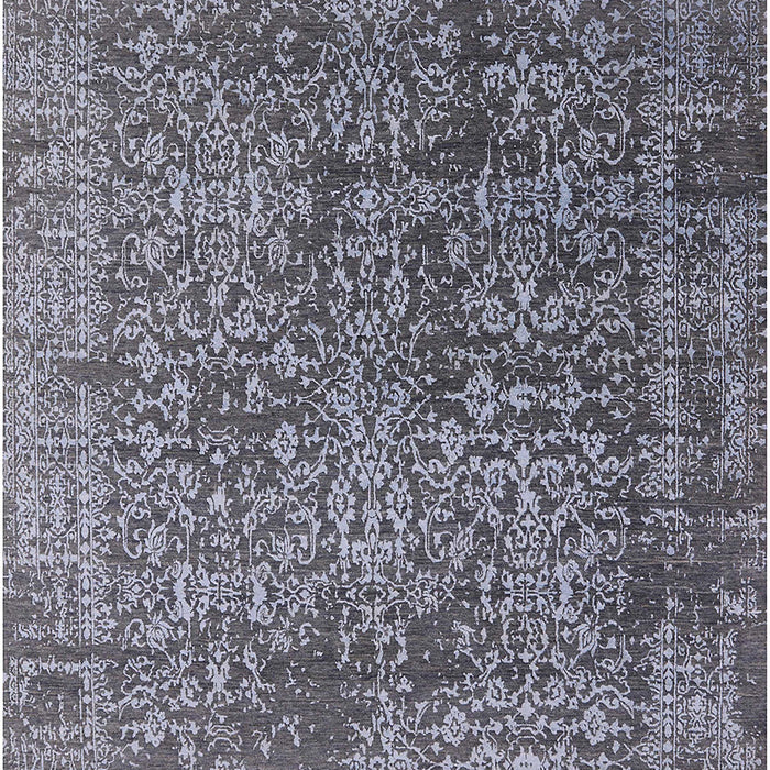 Mid-Century Modern Gray Oriental Rug, urb2766