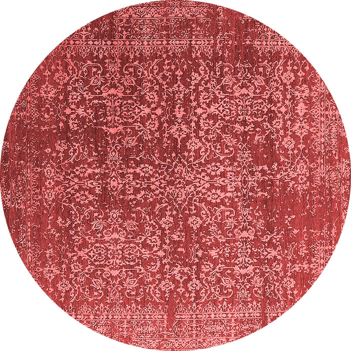 Machine Washable Oriental Red Industrial Rug, wshurb2766red