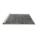 Sideview of Machine Washable Oriental Gray Industrial Rug, wshurb2766gry