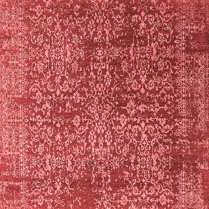 Machine Washable Oriental Red Industrial Rug, wshurb2766red