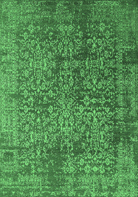 Oriental Emerald Green Industrial Rug, urb2766emgrn