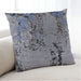 Lifestyle Image of Mid-Century Modern Urban Square Dark Gray Throw Pillow, 18 inch by 18 inch, pwurb2767