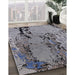 Machine Washable Industrial Modern Dark Gray Rug in a Family Room, wshurb2767