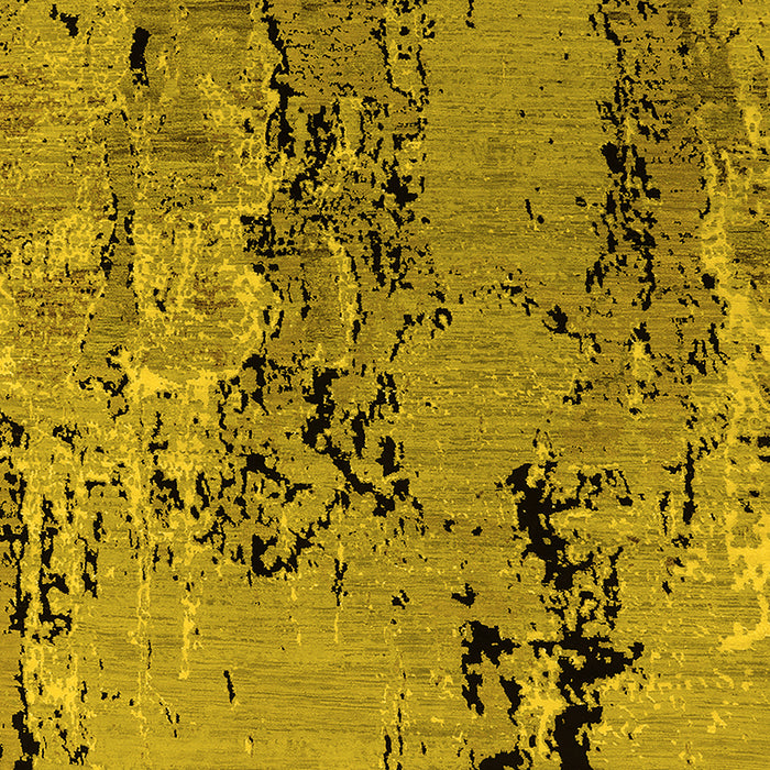 Oriental Yellow Industrial Rug, urb2767yw