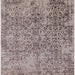 Square Mid-Century Modern Puce Purple Oriental Rug, urb2768