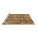 Sideview of Machine Washable Oriental Brown Industrial Rug, wshurb2768brn