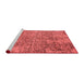 Industrial Red Washable Rugs