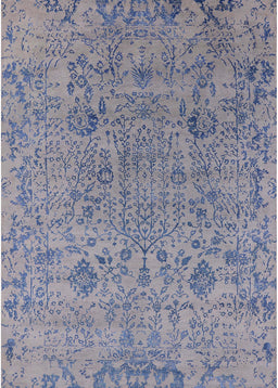 Mid-Century Modern Dark Gray Oriental Rug, urb2769