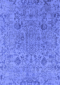 Oriental Blue Industrial Rug, urb2769blu