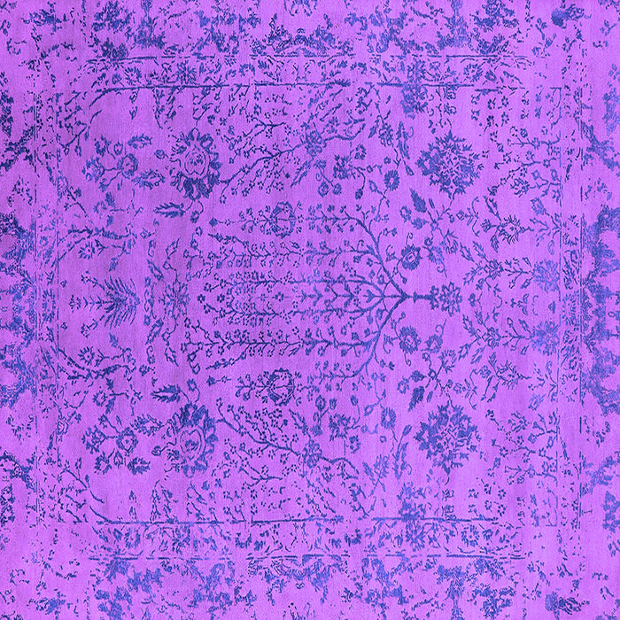 Square Oriental Purple Industrial Rug, urb2769pur