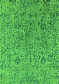 Oriental Green Industrial Rug, urb2769grn